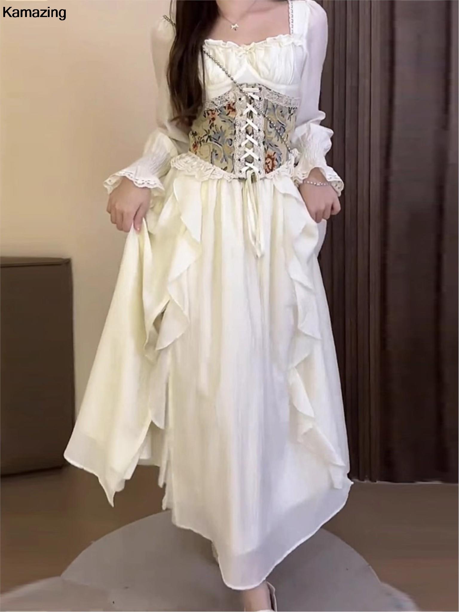 مشد نسائي فرنسي كلاسيكي فستان  - مراجعة French Vintage Floral Midi Dress وسعره