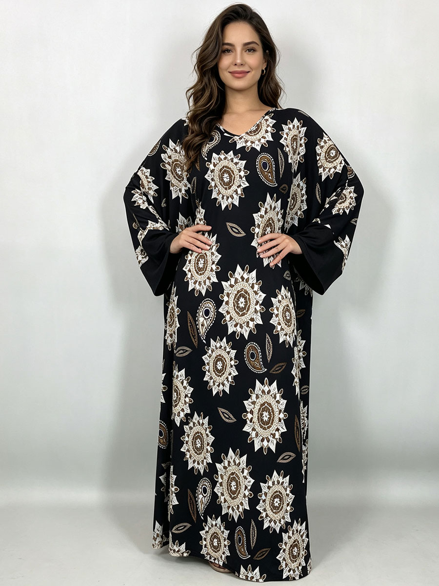 فستان ماكسي طويل بمقاسات كبيرة - مراجعة Boho Summer Beach Maxi Dress وسعره