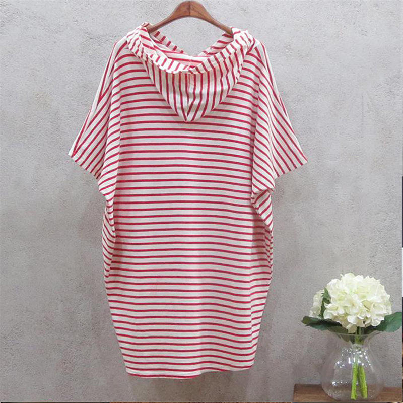 فستان صيفي جديد بتصميم كوري فض - مراجعة Korean Style A Line Shirt Dress وسعره