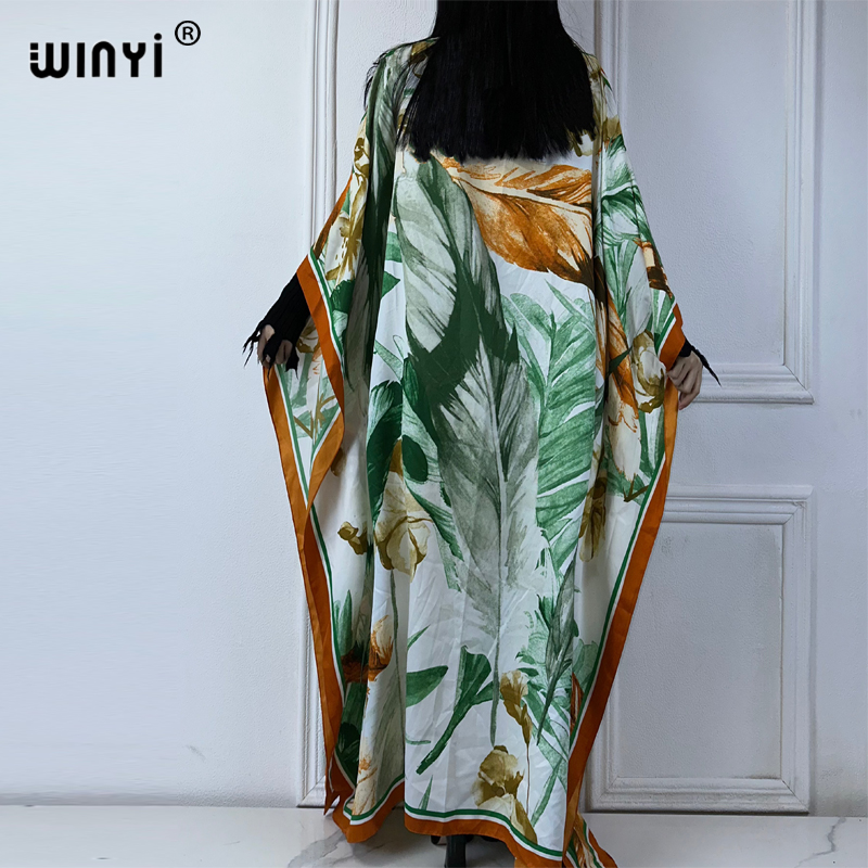 WINYI الصيف قفطان المرأة الأفر - مراجعة Boho Summer Beach Maxi Dress وسعره