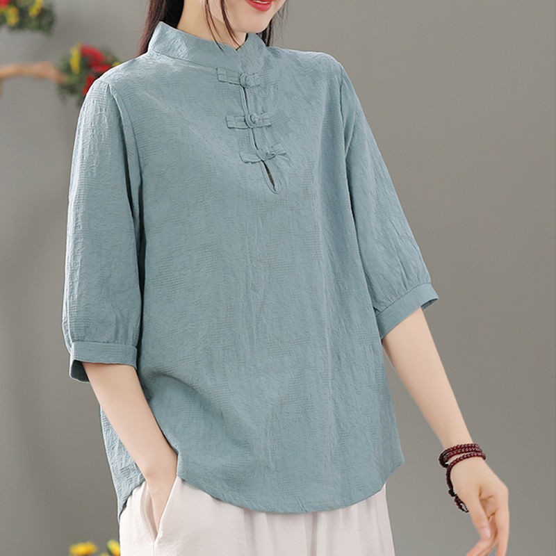 بلوزة بياقة دائرية وطول عادي ب - مراجعة Blouses وسعره