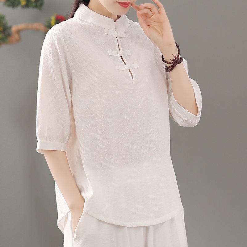 بلوزة بياقة دائرية وطول عادي ب - مراجعة Blouses وسعره
