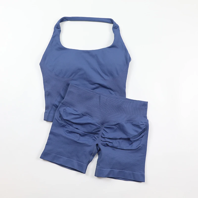 طقم يوجا نسائي بدون خياطة، توب - مراجعة Seamless Ribbed Workout Tank Top وسعره