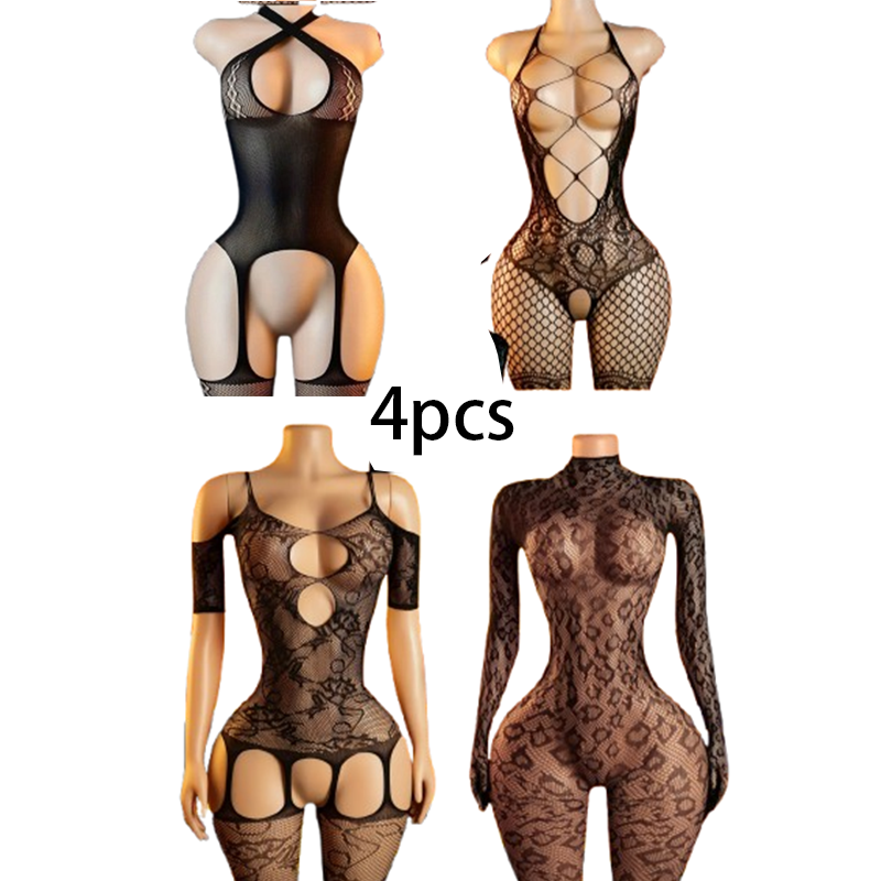 طقم ملابس داخلية مثيرة من 4 قط - مراجعة Lingerie وسعره