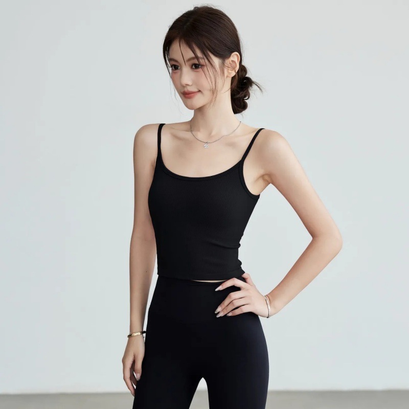 Women Seamless Ribbed Yoga Cam - مراجعة Seamless Ribbed Workout Tank Top وسعره