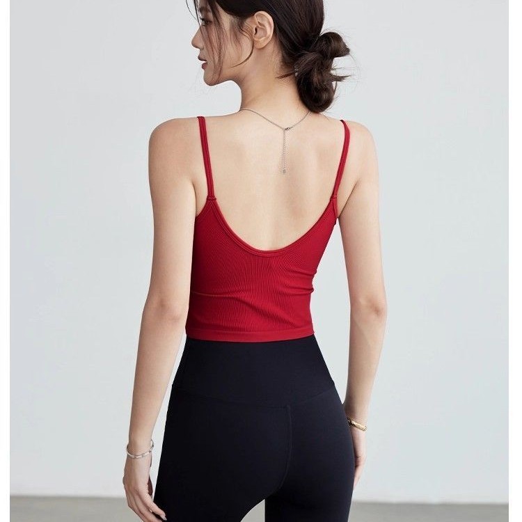 Women Seamless Ribbed Yoga Cam - مراجعة Seamless Ribbed Workout Tank Top وسعره